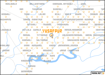 map of Yusafpur