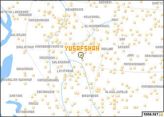 map of Yūsaf Shāh
