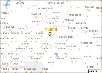 map of Yusan