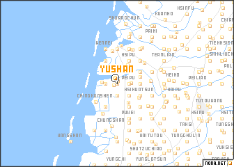 map of Yü-shan