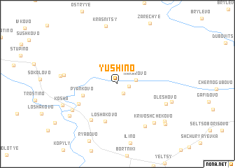map of Yushino