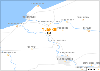 map of Yushkin