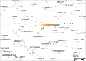 map of Yushkovo