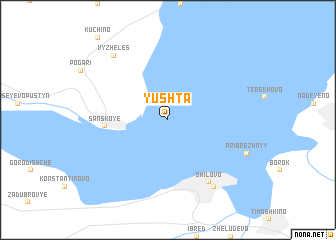 map of Yushta