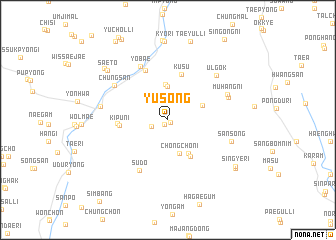 map of Yusŏng