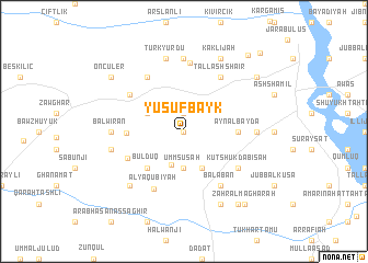 map of Yūsuf Bayk