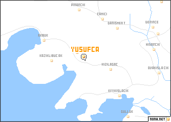 map of Yusufça