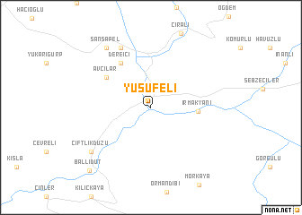 map of Yusufeli