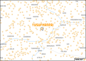 map of Yūsuf Mānrai