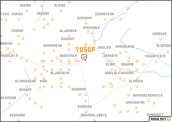 map of Yūsuf