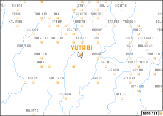 map of Yutabi