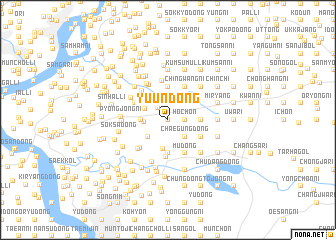 map of Yuun-dong