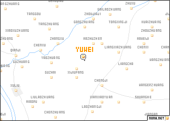 map of Yuwei