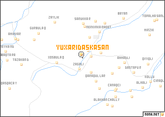 map of Yuxarı Daşkǝsǝn