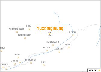 map of Yuxarı Qışlaq