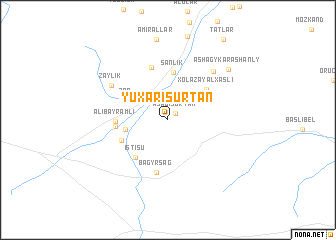 map of Yuxarı Şurtan