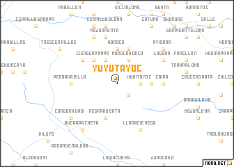 map of Yuyutayoc