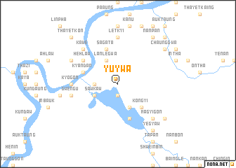 map of Yu-ywa