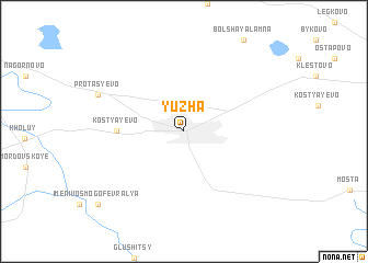 map of Yuzha