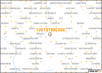 map of Yvetot-Bocage