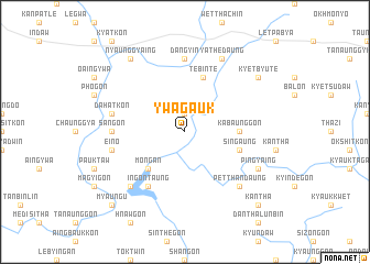 map of Ywagauk