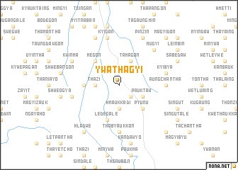 map of Ywathagyi