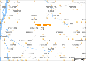 map of Ywathaya