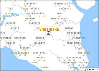 map of Ywathitke