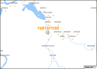 map of Ywathitkon