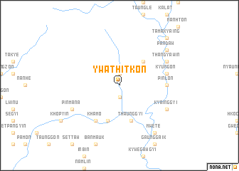 map of Ywathitkon