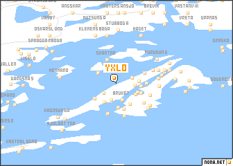 map of Yxlö