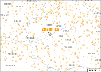 map of Žabariće