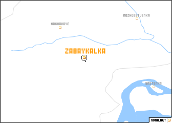 map of Zabaykalka