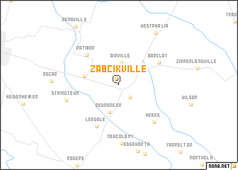 map of Zabcikville
