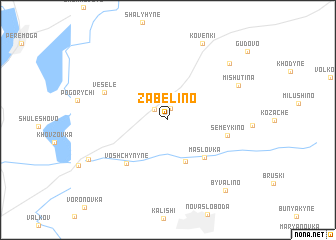 map of Zabelino