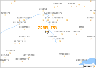 map of Zabelitsy