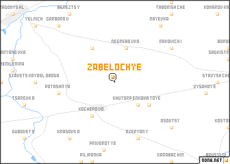map of Zabelochʼye