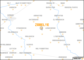 map of Zabelʼye