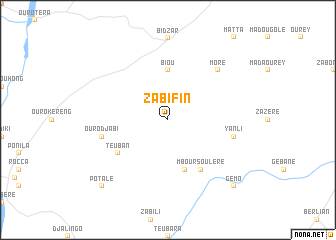 map of Zabifin