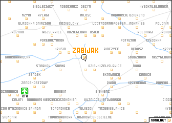map of Zabijak