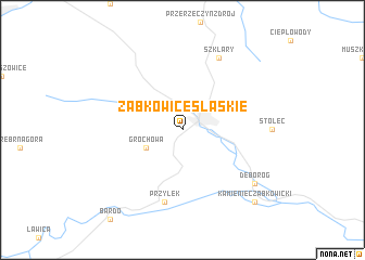 map of Ząbkowice Śląskie