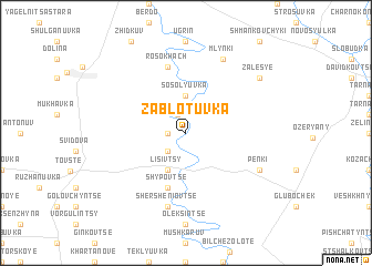 map of Zablotuvka