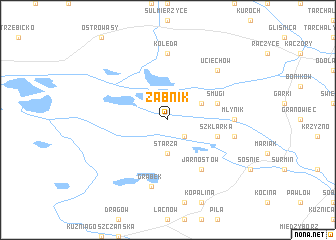 map of Zabnik