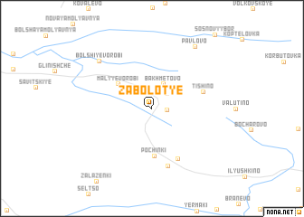 map of Zabolot\