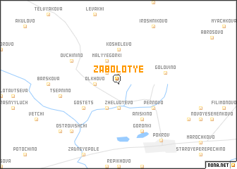 map of Zabolot\