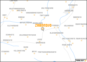 map of Zaborovo