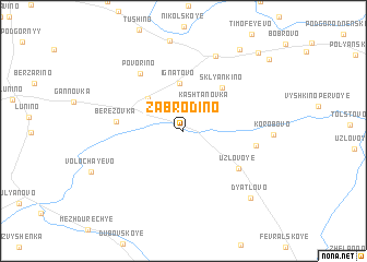 map of Zabrodino