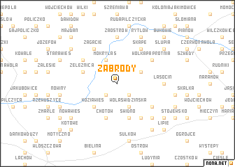 map of Zabrody