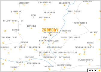 map of Zabrody