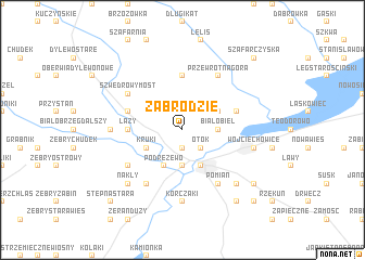 map of Zabrodzie